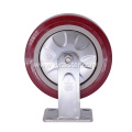 Rigid Caster 8 inch PVC Wheels